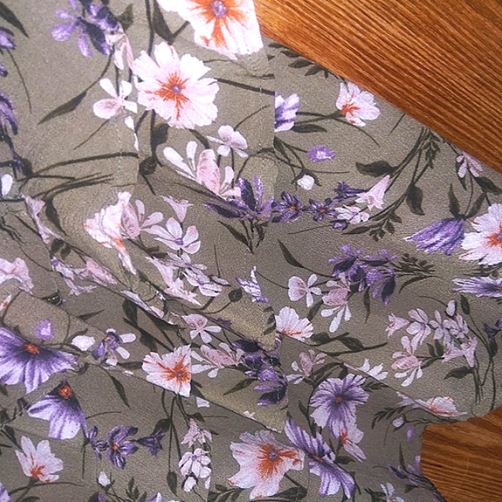 AE Floral Ruffle Tank - Picture 5 of 8